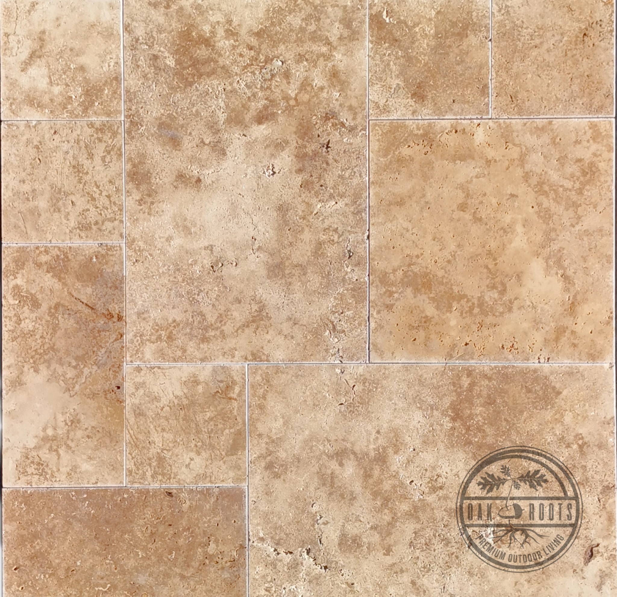 Walnut Travertine paver Milan Indiana